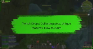 Twitch Drops: Collecting pets, Unique features, How to claim