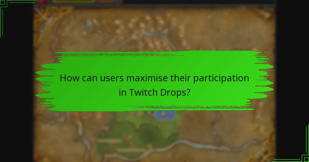 Which community events feature Twitch Drops?