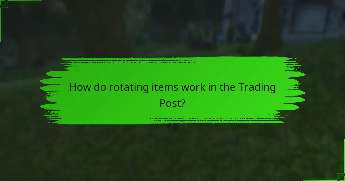 What special events are associated with the Trading Post?