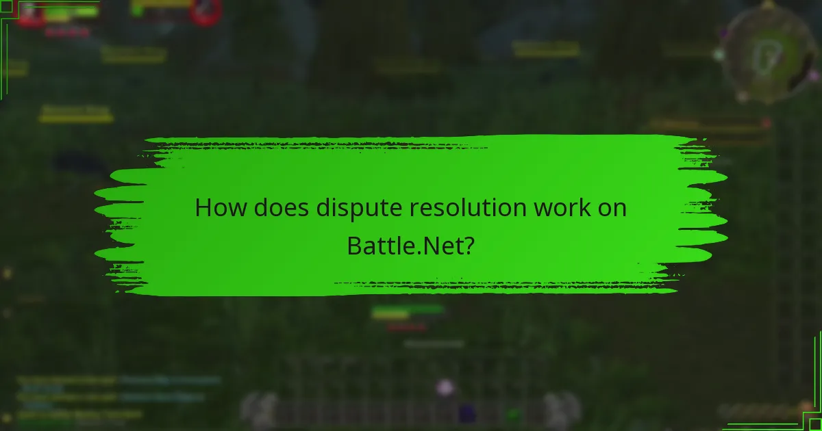 How does dispute resolution work on Battle.Net?